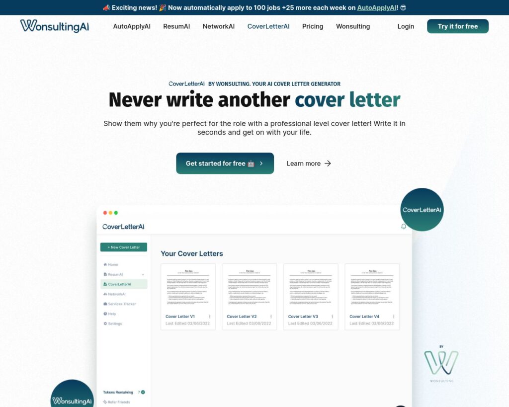Best AI Cover Letter Generator Free